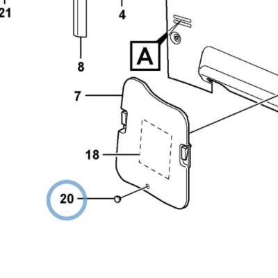Кнопка VOE-7081803