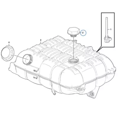 Колпачок давления VOE-17251612