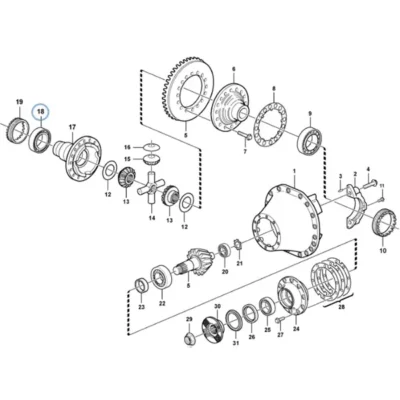 Роликовый подшипник VOE-3152068