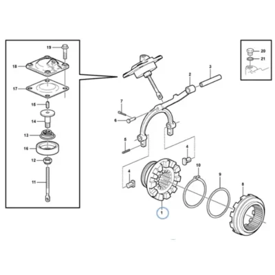 Зажимная собачка VOE-3152038