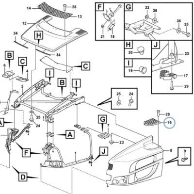 Ступенька для ноги VOE-15151379